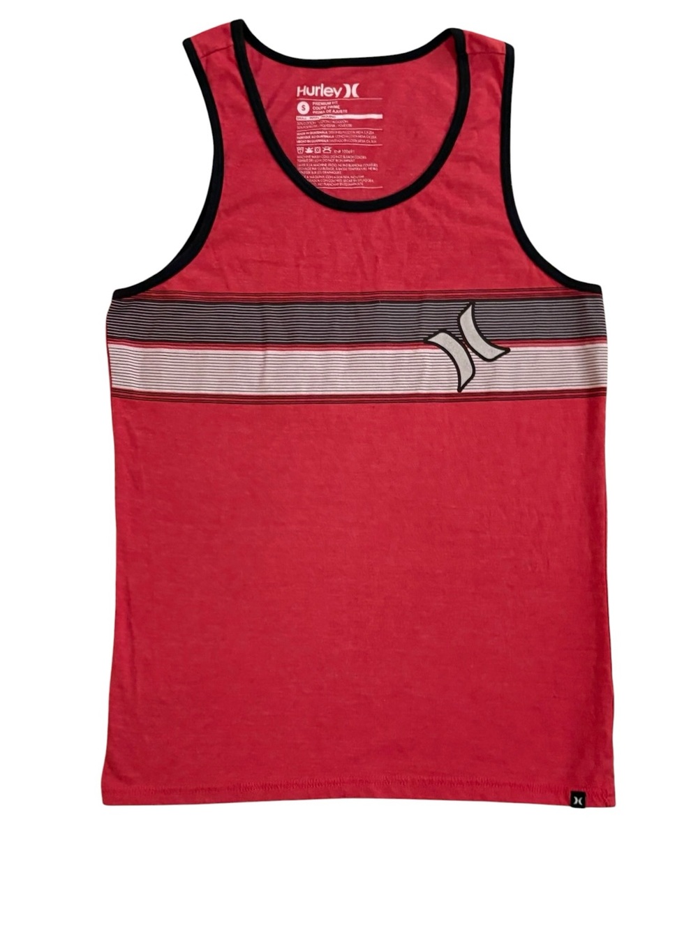 Hurley Tank Top Red Stripe Unisex Adult Small Athletic NWOT